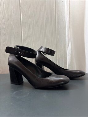 Stuart Weitzman Mary Jane Block Heel Pumps